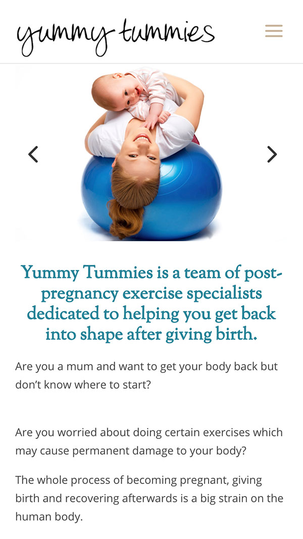 Yummy Tummies mobile screenshot